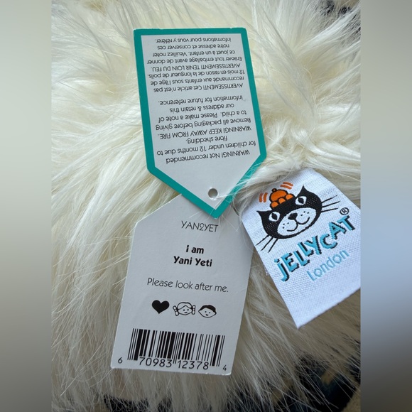 🚨RARE🚨NWT!! Jellycat YANI THE YETI - Picture 5 of 8